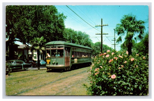 Postcard street car - la, scene
