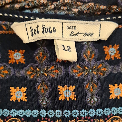 Fat face navy paisley - navy,