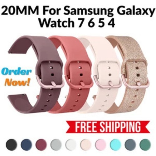 20mm silicone watch - silicone, strap