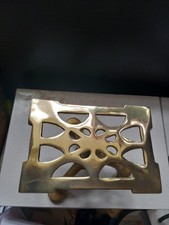 Brass three legged trivet - three,