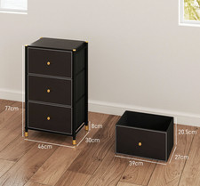 Faux Leather Front Chest of