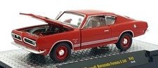 Castline M2 Machines 1/64 Scale R42 02 1969 Plymouth Barracuda Formula S 340 Red