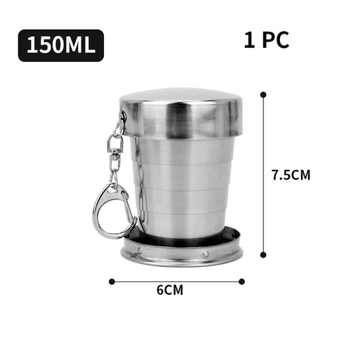 Stainless steel collapsible - stainless,