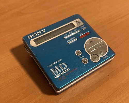 Sony minidisc r70 blue - minidisc,