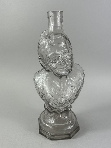 Antique pressed glass - glass, lady
