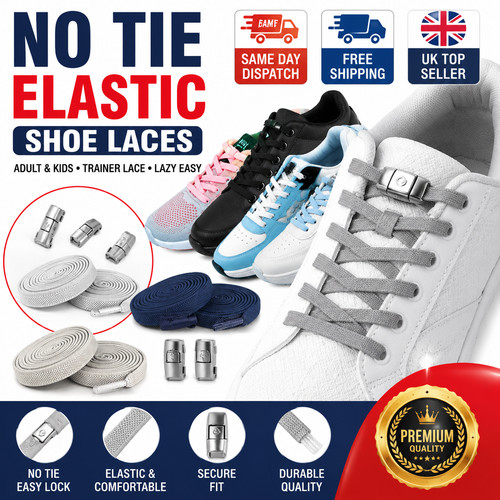Tie elastic shoe - no,