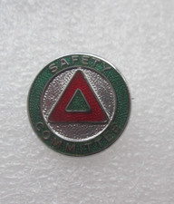 Vintage Fattorini Safety Committee Enamel  Pin Badge