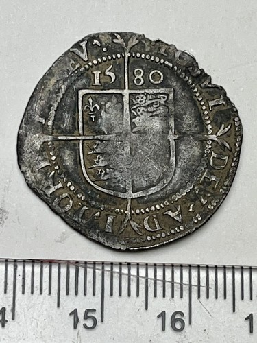 1580 elizabeth 1st hammered - 1580,