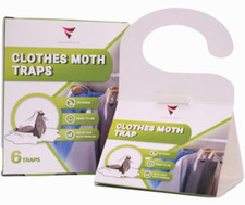 Professional Clothes Moth Killer 6 Pack with Strong Pheromone Attractant