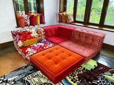 Mah Jong Sofa Red Orange Full