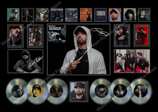 EMINEM SIGNED (2024) THE DEATH OF SLIM SHADY A4 MUSIC PHOTO PRINT