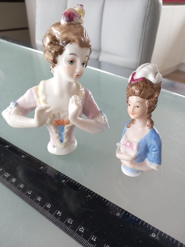 Antique hat pin dolls half - antique,