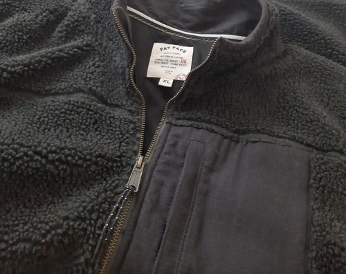 Fat face green fleece jacket - face,