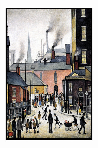 Lowry style print after - print-,