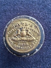 Joyce's Patent Waterproof Anti Corrosive Percussion Cap Caps Empty Tin 1855