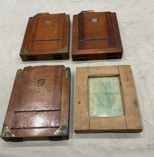 Antique photographic wooden