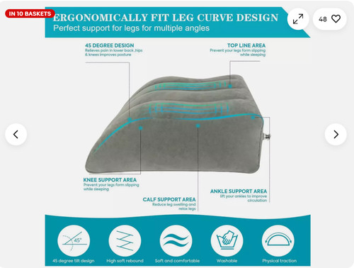 Legs foot pillow elevation - &,