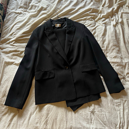 Planet vintage black pinstripe - planet,