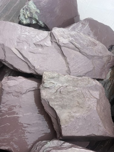 Plum slate rockery - plum,