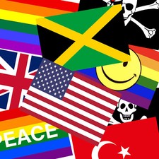 Fun Party Flags - Pirate