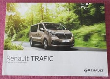 RENAULT TRAFIC (2014 - 2018) OWNERS MANUAL - HANDBOOK WITH BLANK SERVICE SECTION