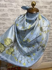 Chiffon vintage silk scarf
