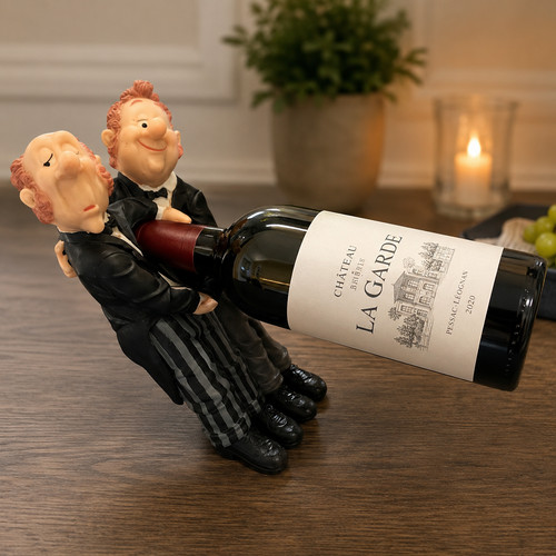 Novelty resin butler - novelty, wine