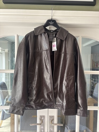 New brown burgundy leather - new,,