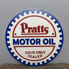 Cast Iron Pratts Motor Oil