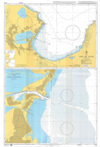 1184 admiralty chart tunisia - 1184,