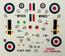 Decals :  de Havilland DHC-1