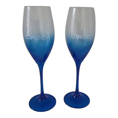 Pair ciroc vodka blue tall - pair,