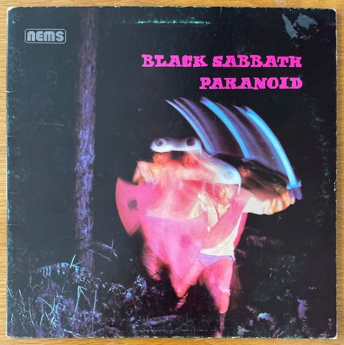 Black sabbath paranoid nems - black,