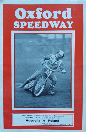 Oxford speedway programme - speedway,