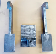 Set of Merlo Weld On Loader Brackets Teleporter Telehandler