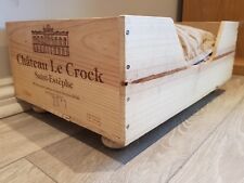 Reclaimed wooden wine box PET BED for small dogs & cats 