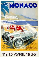 VINTAGE 1936 MONACO GRAND PRIX