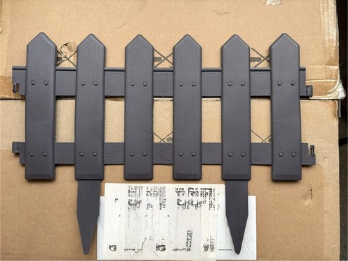 Plastic picket fence border - picket,