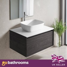 600mm Vanity Unit With White