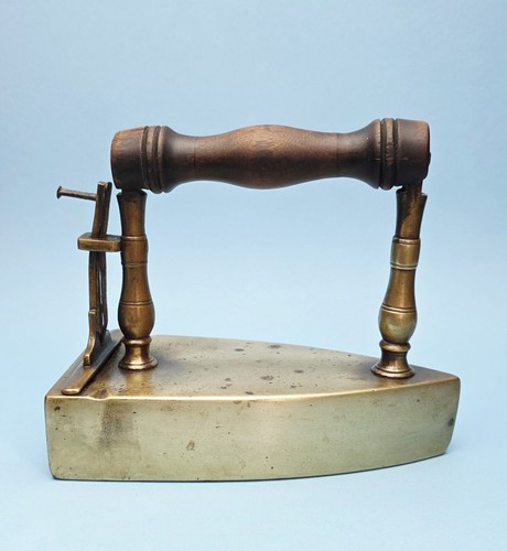 Antique brass flat iron no - antique,
