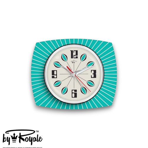 Mid century modern clock - century,