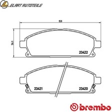 Brake Pad Set Disc Brake P 56