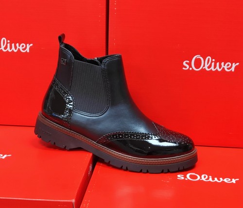 Ladies oliver black patent - ladies,