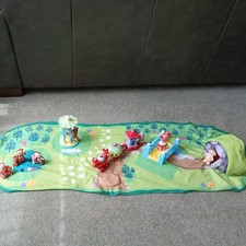 In The Night Garden Play Mat,Bridge,Gazebo,Ninky Nonk train and set of figures