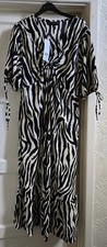 ZEBRA PRINT DRESS FLORANCE AND