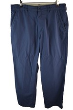 ROHAN Fusions Blue Walking Trousers size 34 Short Mens Casual Outdoors Outerwear