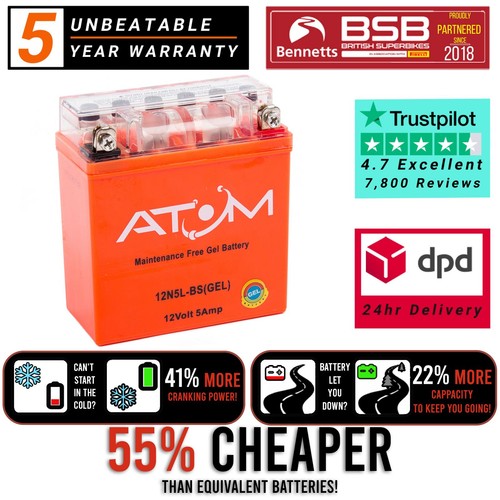 12n5l atom gel motorcycle - 12n5l-b,