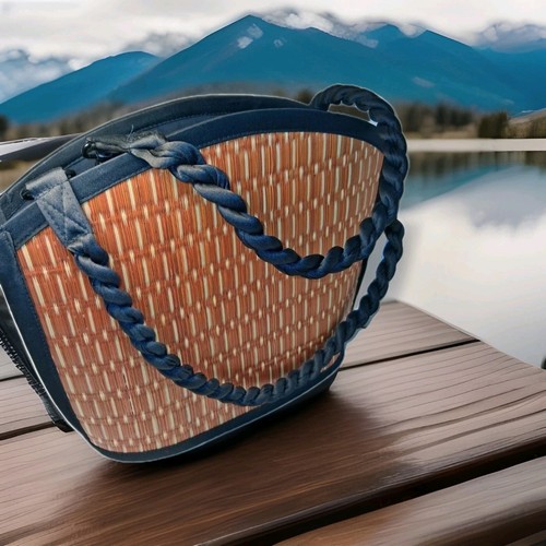 Handmade woven purse braided - handmade,