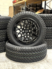 18" Mercedes Sprinter SuperMetal Cage Matt Black Alloys &All Terrain Tyres-6/130