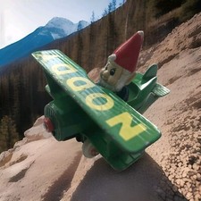 Classic Toys: Big Ears Flying His Plane Over Noddy's Toyland ERTL 1990 Toy.